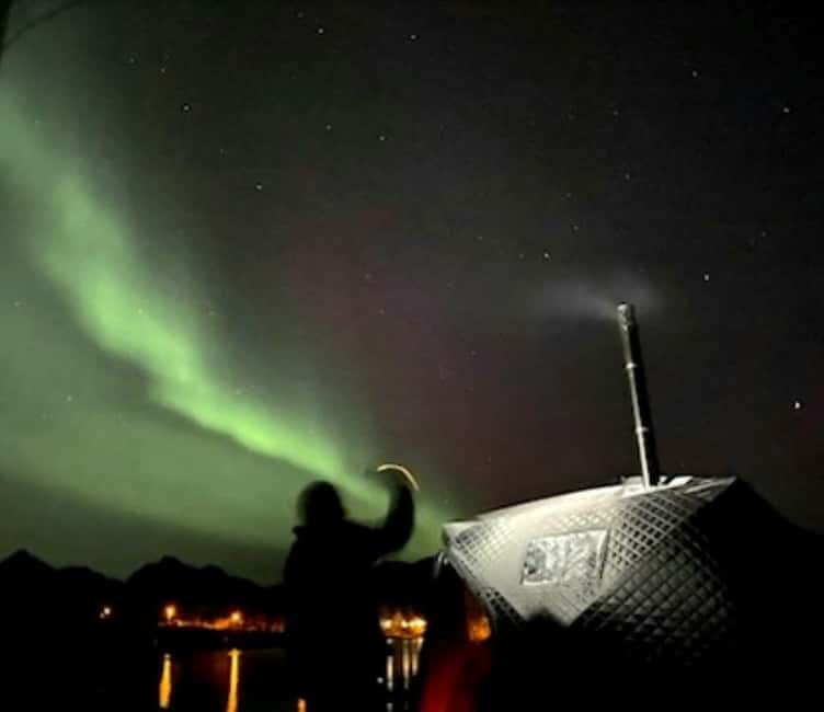 Northern Norway  Portable Sauna Rental - Experience the Northern Lights in a Private Sauna Setting