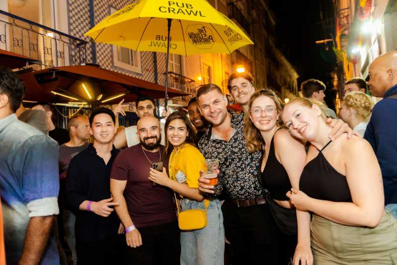 NYE Lisbon: New Year's Eve Pub Crawl - Complimentary Shots and the Open Bar of Beer and Sangria