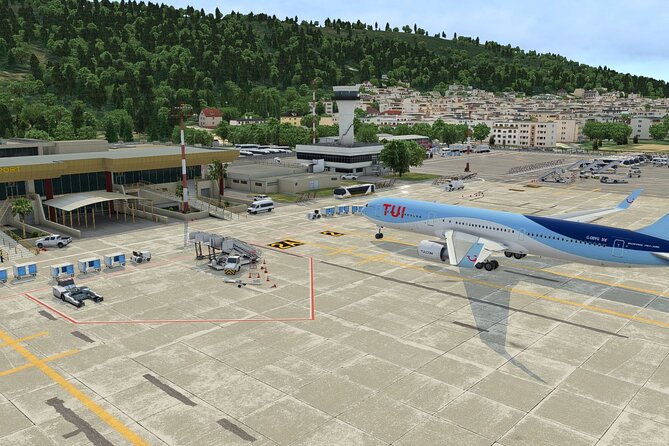 One Way Shuttle Transfer Rhodes Airport to / from Ialyssos-Ixia - The Route from Rhodes Airport to Ialyssos-Ixia