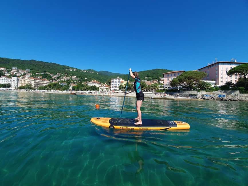 Opatija: Good morning SUP adventure - What the SUP Adventure Includes