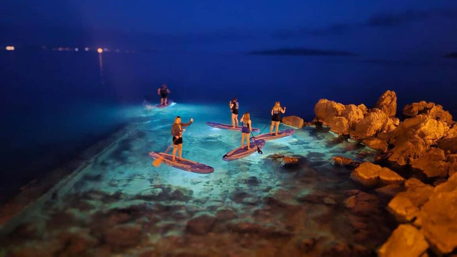 Opatija: Guided SUP Paddleboarding Adventure at Night - Paddleboarding with Underwater Lights: A Glowing Experience