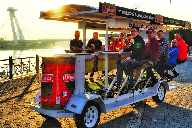 Original Bratislava Beer Bike Tours - All-you-can-drink - Booking in Advance and Flexibility
