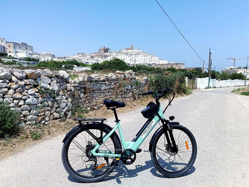 Ostuni: E-Bike to Alberobello - Exploring the Charming Villages of Cisternino and Locorotondo