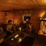 Överkalix - Lapland : 2-Day Snowmobile trip and overnight - Cooking a Traditional Swedish Dinner Over Open Fire