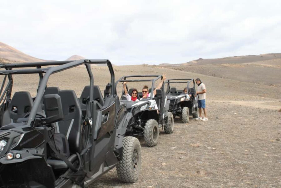 PACK TRIO Buggy, Jet Ski, and Parasailing Adventure - Exploring Lanzarotes Volcanic Landscape in a 2-Hour Buggy Tour