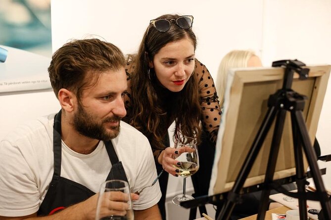 Paint and Wine - Authentic Art Workshop in Tirana - The Art Teachers Role and Support