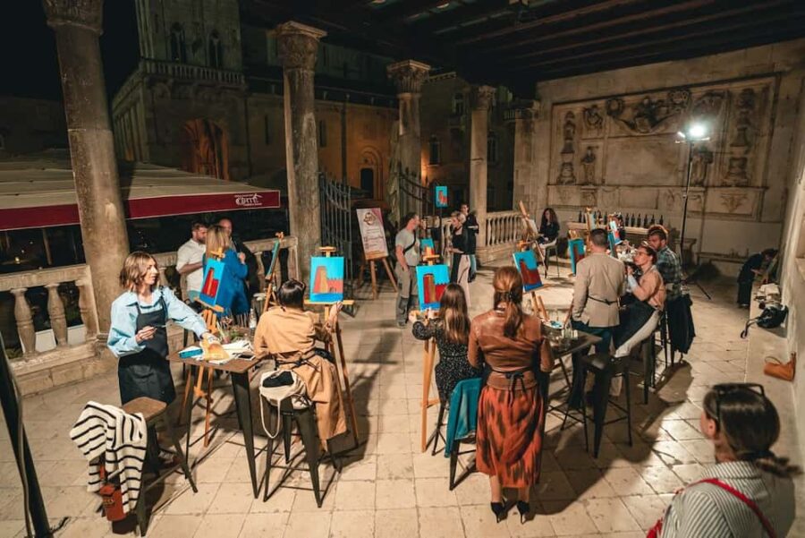 Paint & Sip: Unleash Your Creativity, One Glass at a Time! - Trogir’s Charm as a Backdrop for Creativity