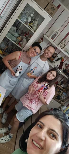 Paint Your Own Traditional Doll - The Group Experience and Flexibility