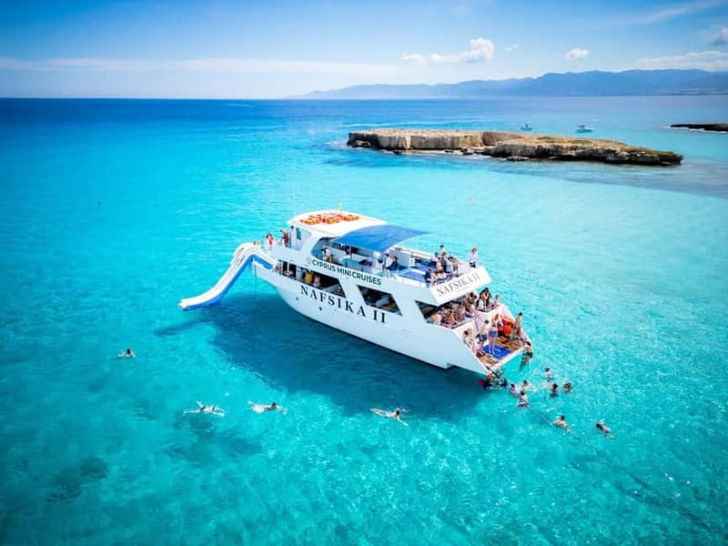 Paphos: Blue Lagoon Boat Trip with Transfers - Visiting the Baths of Aphrodite and Saint Georges Island
