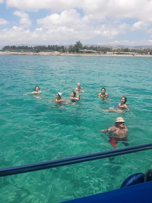 Paphos: The Yellow Glass-Bottom Boat Cruise Swim & Snorkel - Visiting the Moulia Islands and Coastal Scenery