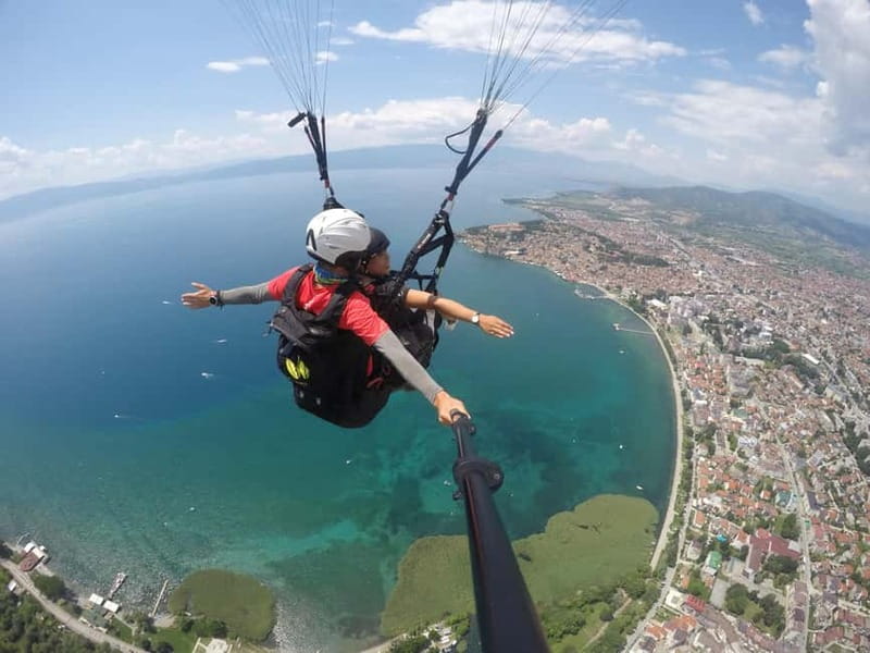Paragliding above Lake Ohrid - Experience the Departure Point and Logistics in Ohrid