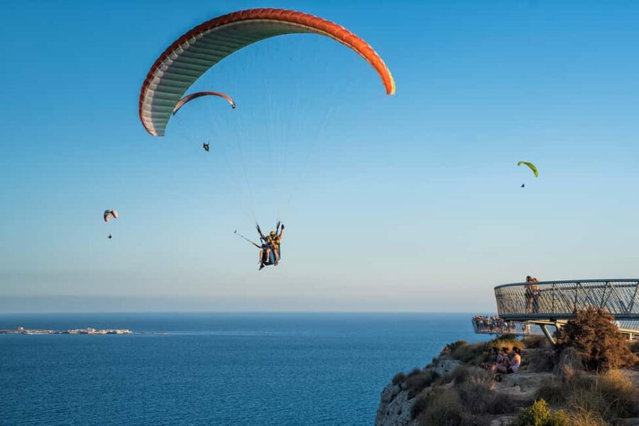Paragliding adventure in Santa Pola or Agost from Alicante in a private van - The Departure and Pick-Up Process in Alicante