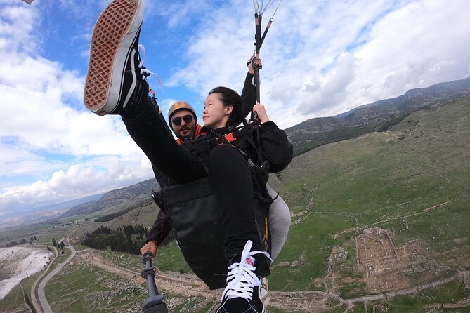 Paragliding at Pamukkale Denizli - The Unique Experience of Paragliding Over Pamukkales White Terraces