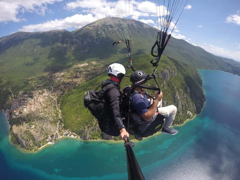 Paragliding Lake Ohrid - The Flight Experience and Optional Acrobatics