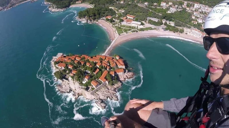Paragliding Montenegro: Sveti Stefan Air Excursion - Starting Point at Paragliding Montenegro Club