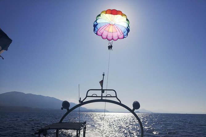Parasailing desde el puerto de Denia - The Boat Trip to the Parasailing Launch Spot