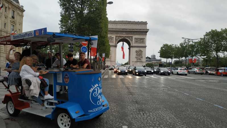 Paris: Beer Bike Bar With Drinks Included - Starting Point at 63 Av. de la Grande Armée