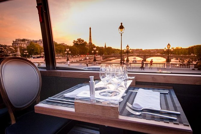 Paris Bustronome Gourmet Sightseeing Dinner on a Panoramic Bus - Stops and Landmark Sightings