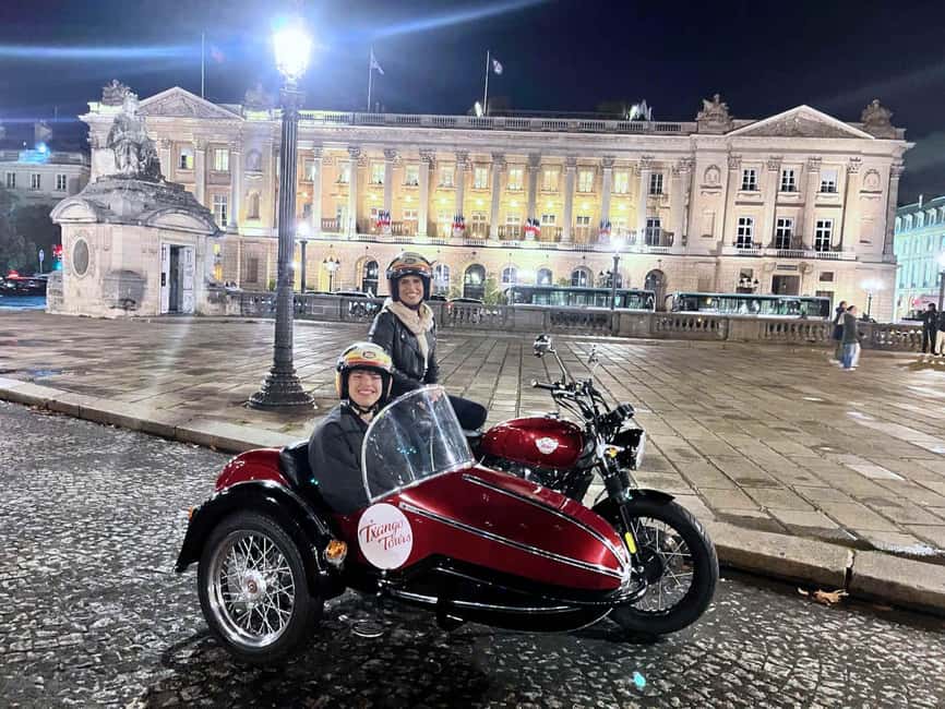 Paris by Night Sidecar Tour - Exploring Paris’s Nighttime Landmarks in a Sidecar