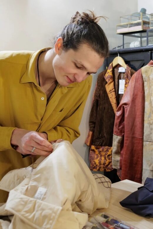 Paris: Couture workshop, upcycle your own jacket - Discover Tara’s Parisian Atelier and Sustainable Fashion Philosophy