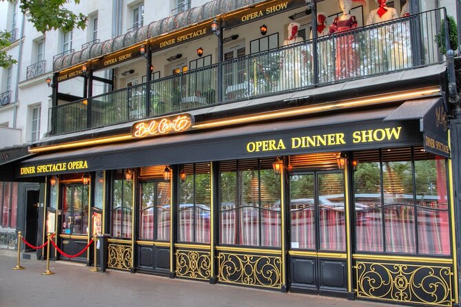 Paris Dinner Show 3 Courses Bel Canto Opera - The Venue and Starting Point in Paris