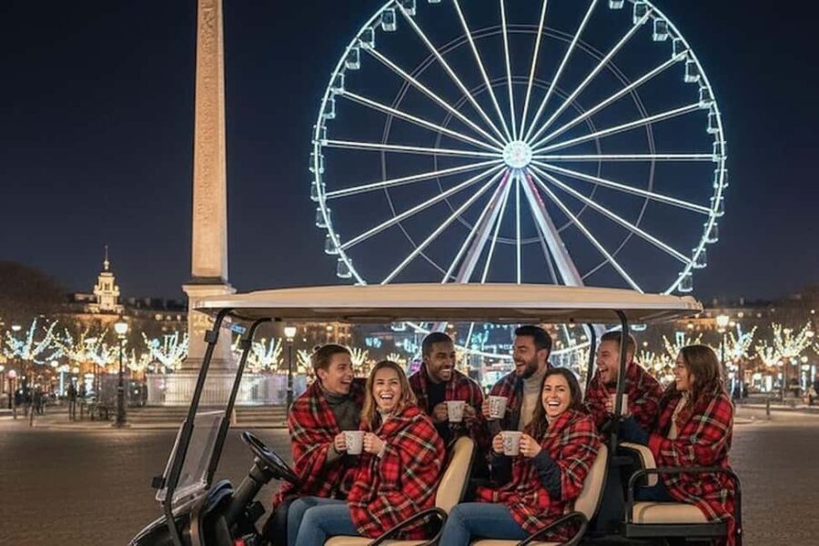 Paris: Private Christmas Lights Tour by Golf Cart - The Charm of Paris’ Christmas Illuminations