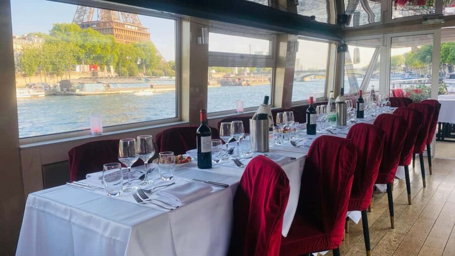 Paris: Seine Dinner Cruise from Eiffel Tower/Liberty Statue - The Scenic Route and Key Landmarks Visited