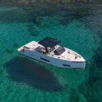 Paros: Private Boat Tour to Antiparos & Blue Lagoon Swimming - The Luxurious De Antonio 42 Yacht and Its Comforts