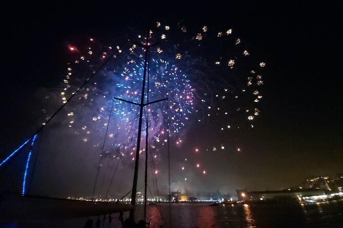 Passing the Year in a Boat with Champagne and Fireworks - Intimate Setting with a Maximum of 12 Passengers
