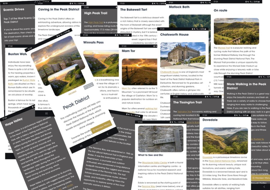 Peak District (Yorkshire): Online Road Trip Guidebook - From the White Peak to Hope Valley: Destinations You’ll Discover