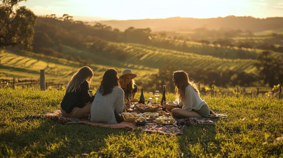Picnic among the rows of Vernaccia di San Gimignano - The Charm of Vernaccia di San Gimignano