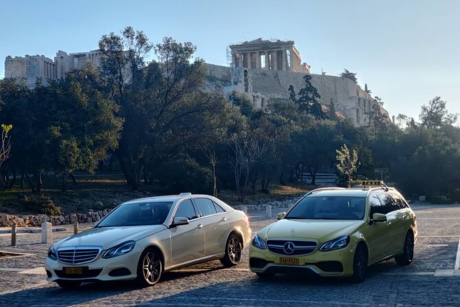 Piraeus port/hotels to Athens airport Private departure transfer - The Luxurious Vehicles and Group Options