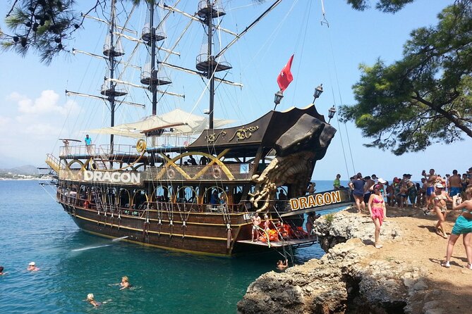 Pirates Boat Trip with optional Pick Up - Drop Off from Antalya - Pickup and Return from Antalya Hotels