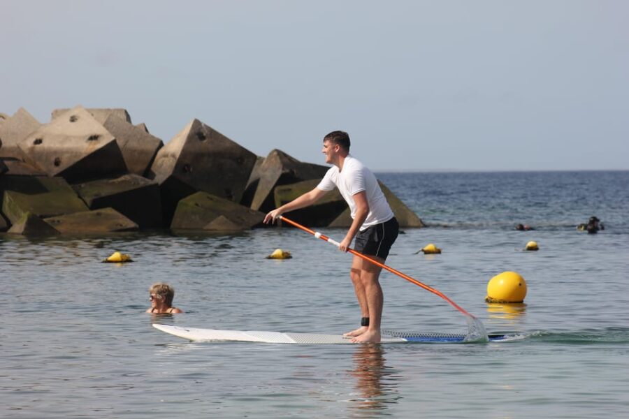 Playa Blanca: Stand-up Paddleboard Lesson - Meeting Point Next to the Nautical Channel at Playa Flamingo