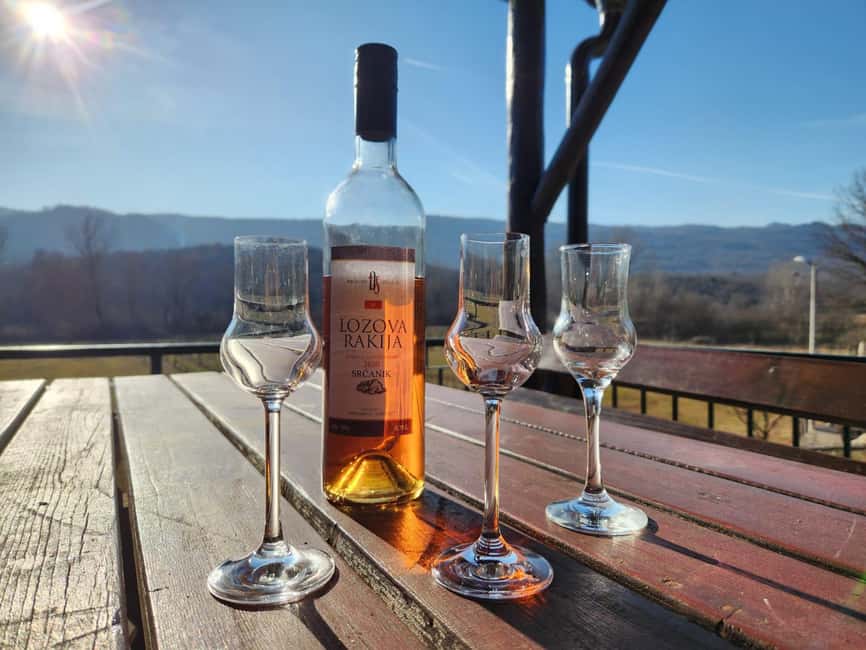 Podgorica: Panoramic Wine Tasting & Snack - The Food and Snacks at the Vineyard