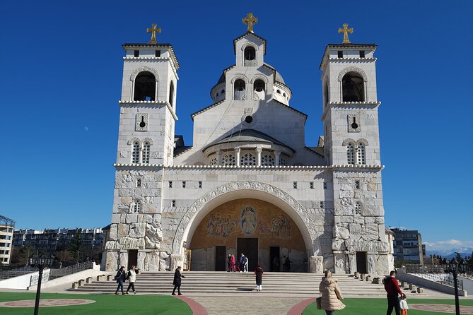 Podgorica Walk and Talk - Admiring the Millennium Bridge and Moraa River Views