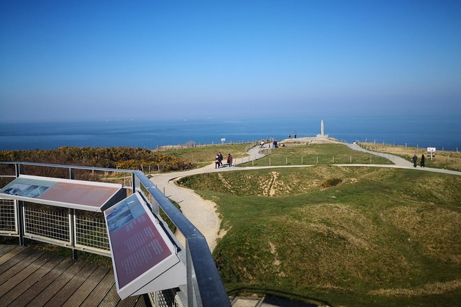 Pointe du Hoc,Omaha Beach, American Cemetery - Day trip from Paris to Normandy - Honoring the 29th National Guard Division at Their Monument