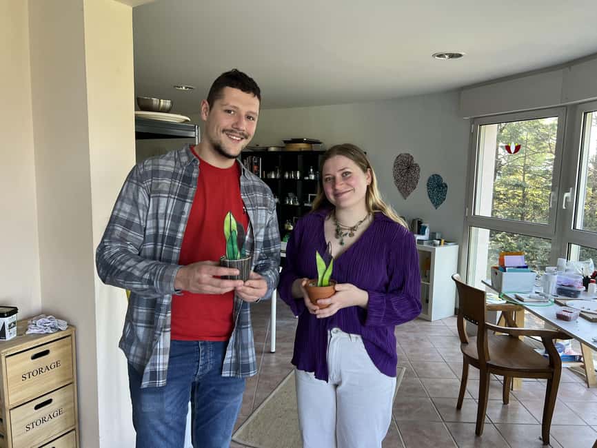 Pont-du-Château: create your own Tiffany stained glass cactus plant - What Is Included in Your Crafting Experience