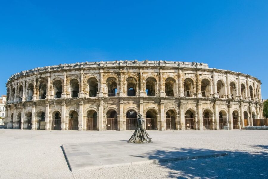 Pont du Gard, Uzès & Nîmes: Half-Day Tour with Entry Fees - Nîmes’ Roman Amphitheater and Coliseum