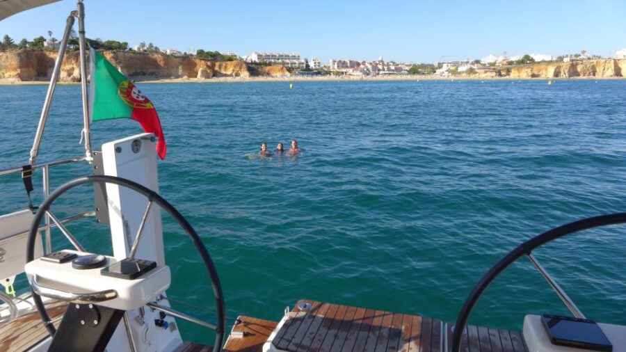 Portimão: Private Sailing Boat Tour with Swim and Wine - Key Points