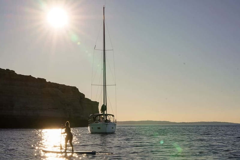 Portimao: Sunset Luxury Sail-Yacht Cruise - Departing from the Picturesque Marina of Portimão