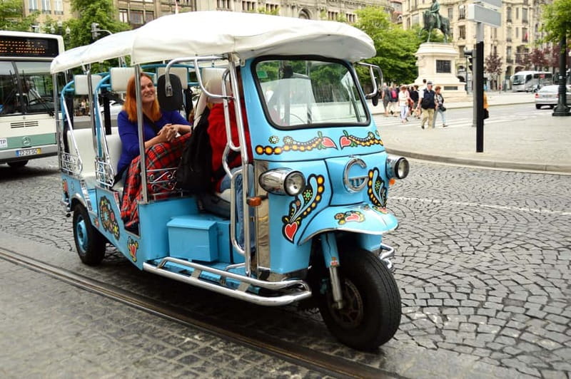 Porto: Historic Center Tuk-Tuk Tour - Convenient Location at the Clérigos Tower