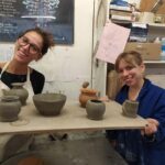 Pottery wheel workshop in Mugello, Tuscany. - The Professional Ceramist Guides You Step-by-Step