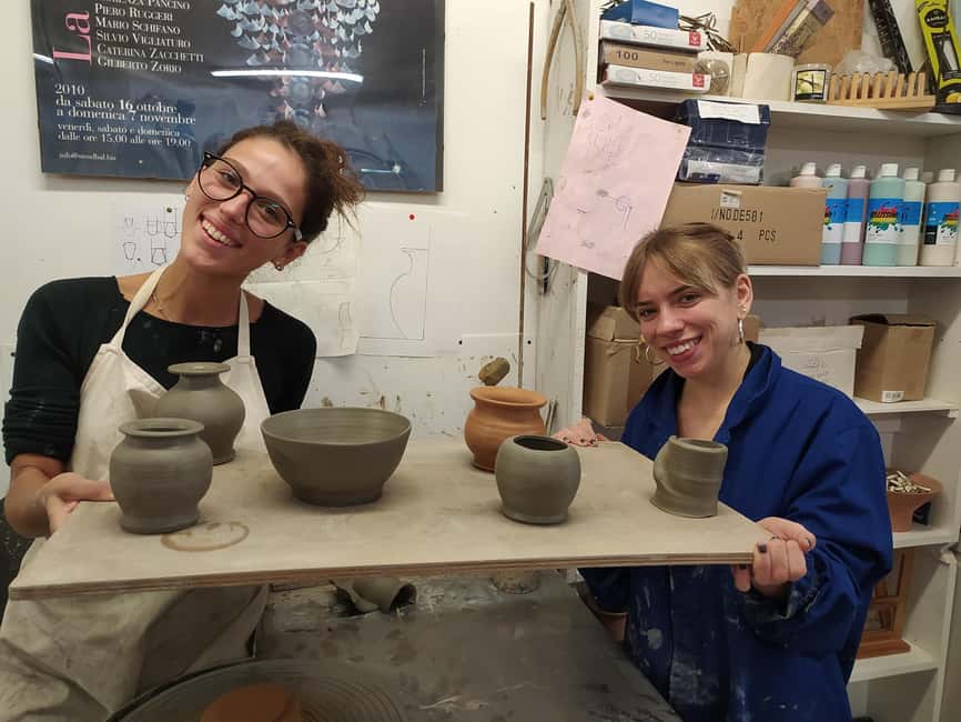 Pottery wheel workshop in Mugello, Tuscany. - The Professional Ceramist Guides You Step-by-Step