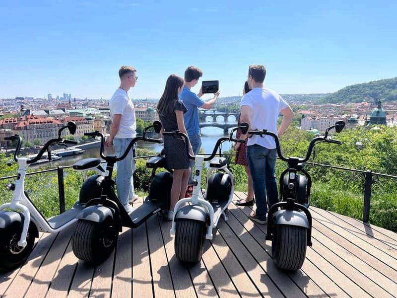 Prague: 3-Hour Fat Tire E-Scooter Tour - From Letná Park to Prague Castle