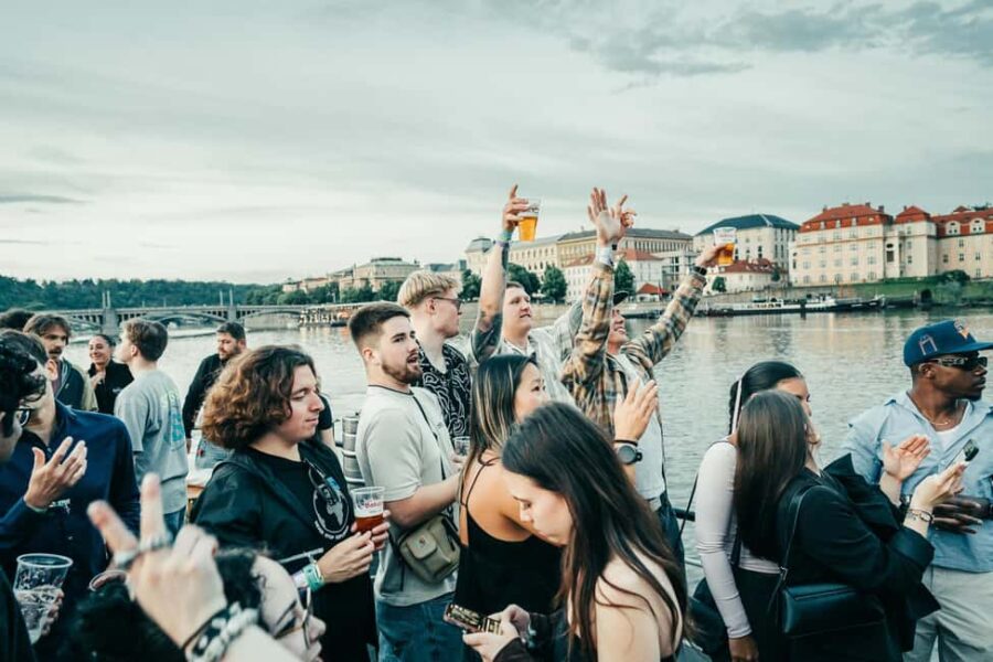 Prague: Booze Cruise with Open Bar, DJ and Best Club Entry - The Scenic Cruise on the Vltava River