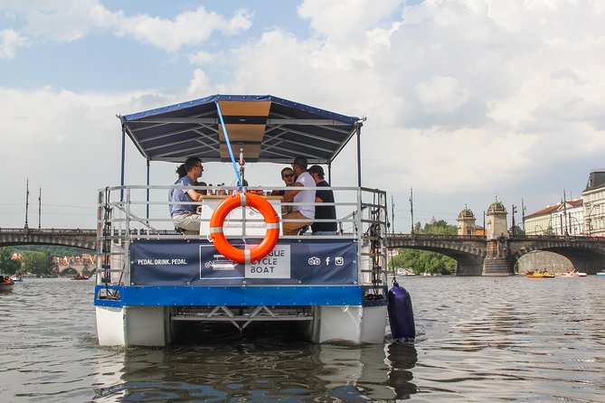 Prague Cycle Boat - The Swimming Beer Bike - Starting Point in Prague’s Old Town