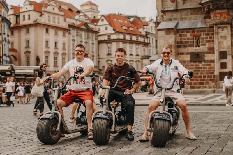 Prague: Guided Fat Tire e-Scooter Tour - Starting Near the Old Town Square
