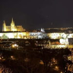 Prague: Night Walk through Prague Castle with City Views - From the Tram to the Castle Courtyard