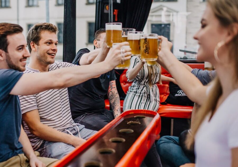 Prague: Party Beer Bus - Starting Points and Flexibility in Prague